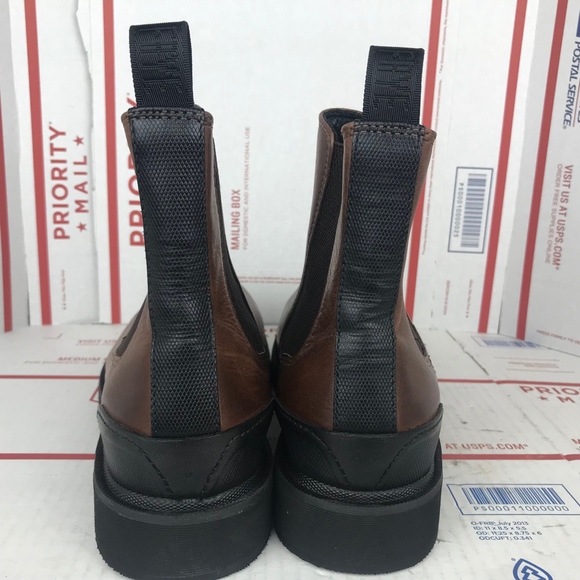 Frye Mens Terra Leather Chelsea Boots 3481321 Sz 8